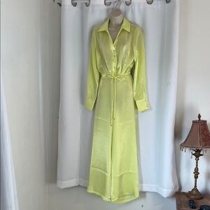 House of Harlow 1960 Neon Yellow Jumpsuit